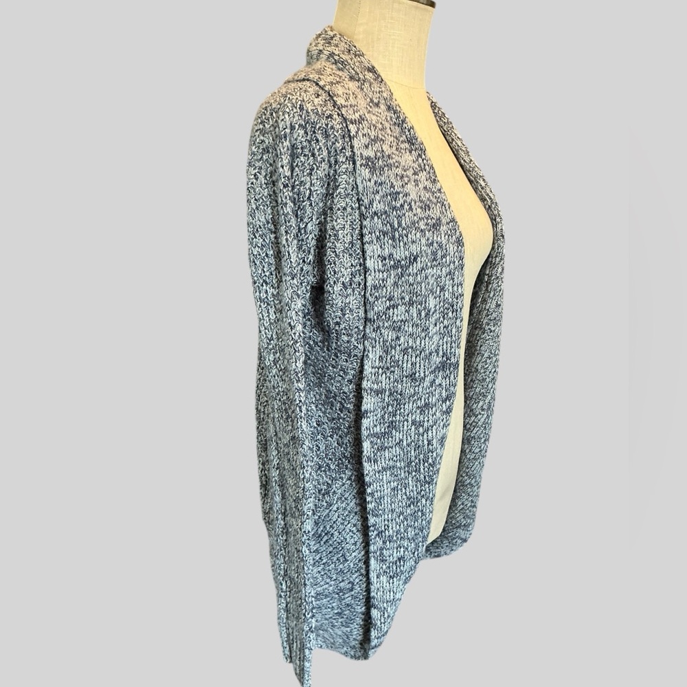 I’m In Love With Derek Blue Marled Open Front Cardigan Women’s Large